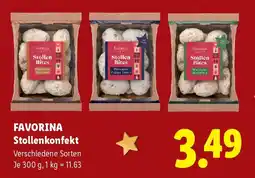 Lidl Favorina Stollenkonfekt Angebot