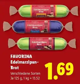 Lidl Favorina Edelmarzipan-Brot Angebot