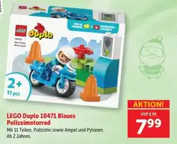 Interspar LEGO Duplo 10471 Blaues Polizeimotorrad Angebot