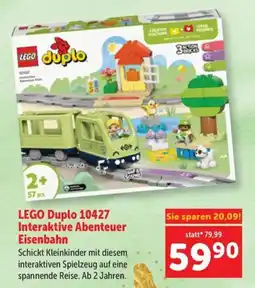 Interspar LEGO Duplo Interaktive Abenteuer Eisenbahn Angebot