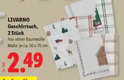 Lidl LIVARNO Geschirrtuch Angebot