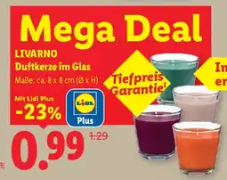 Lidl LIVARNO Duftkerze im Glas Angebot