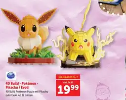 Interspar 4D Build - Pokémon - Pikachu / Evoli Angebot
