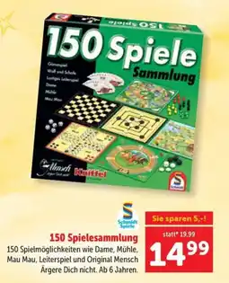 Interspar 150 Spiele Sammlung Schmidt Spiele Angebot