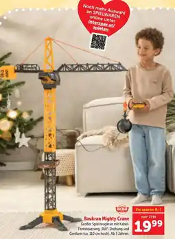 Interspar Dickie Baukran Mighty Crane Angebot