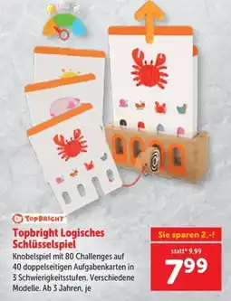 Interspar Topbright Logisches Schlüsselspiel Angebot