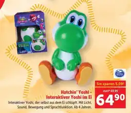 Interspar Hatchin' Yoshi - Interaktiver Yoshi im Ei Angebot