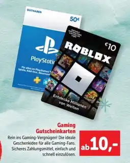 Interspar Gaming Gutscheinkarten Angebot