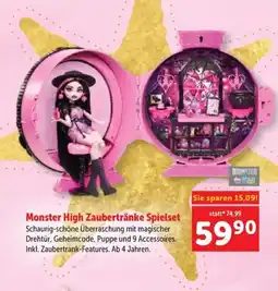 Interspar Monster High Zaubertränke Spielset Angebot