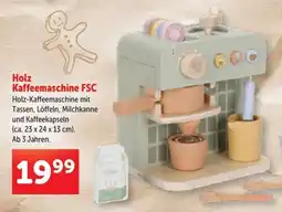 Interspar Holz Kaffeemaschine FSC Angebot