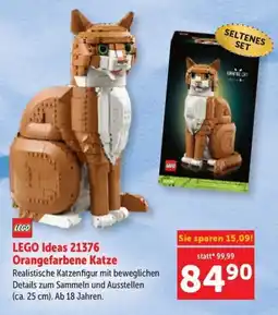 Interspar LEGO Ideas 21376 Orangefarbene Katze Angebot