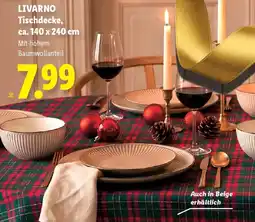 Lidl LIVARNO Tischdecke Angebot