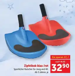 Interspar Zipfelbob blau/rot Angebot