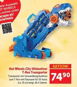 Interspar Hot Wheels City Ultimativer T-Rex Transporter Angebot