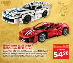 Interspar LEGO Technic 42234 Dodge / LEGO Technic 42235 Ferrari Angebot