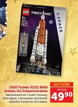Interspar LEGO Technic 42221 NASA Artemis SLS Schwerlastrakete Angebot