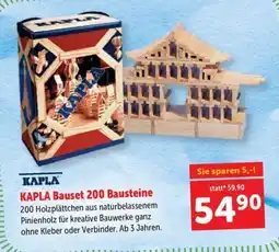 Interspar KAPLA Bauset 200 Bausteine Angebot