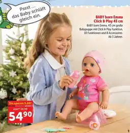 Interspar BABY born Emma Click & Play 43 cm Angebot