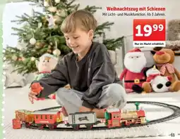Interspar Weihnachtszug mit Schienen Angebot