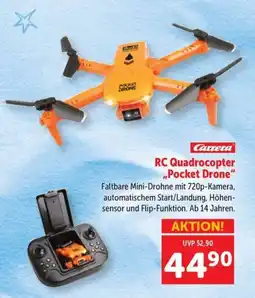 Interspar Carrera RC Quadrocopter "Pocket Drone" Angebot