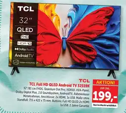 Interspar TCL Full HD QLED Android TV 32S59K Angebot