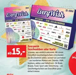 Interspar Everywish Geschenkbox oder Karte Angebot
