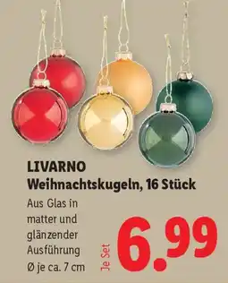 Lidl LIVARNO Weihnachtskugeln Angebot