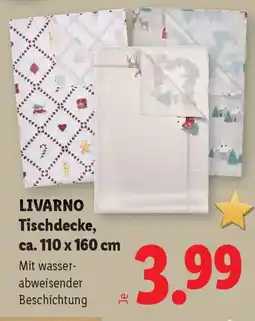 Lidl LIVARNO Tischdecke Angebot