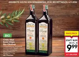 Maximarkt Creta Vital Extra Virgin Bio-Olivenöl Angebot