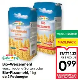 Maximarkt Natur pur Bio-Weizenmehl Angebot