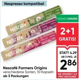 Maximarkt Nescafé Farmers Origins Angebot