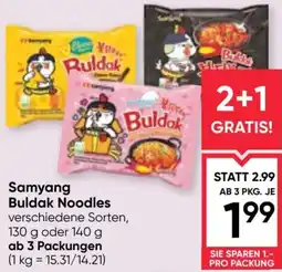 Maximarkt Samyang Buldak Noodles Angebot