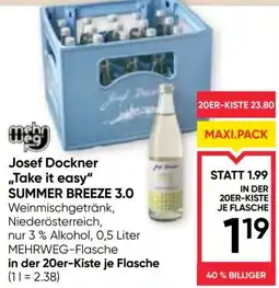 Maximarkt Josef Dockner "Take it easy" SUMMER BREEZE 3.0 Angebot