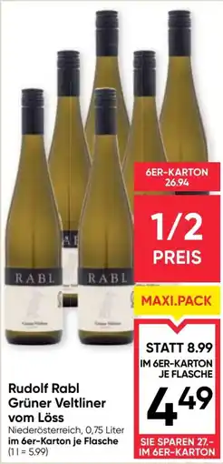 Maximarkt Rudolf Rabl Grüner Veltliner vom Löss Angebot