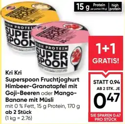 Maximarkt Kri Kri Superspoon Fruchtjoghurt Angebot