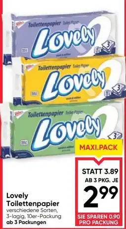 Maximarkt Lovely Toilettenpapier Angebot