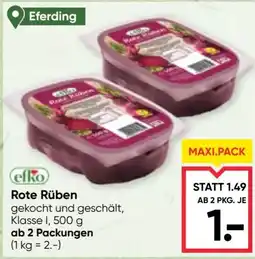 Maximarkt elko Rote Rüben Angebot