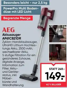 Maximarkt AEG Akkusauger Angebot