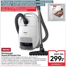 Maximarkt Miele Staubsauger Guard M1 Parkett Flex Angebot