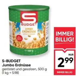 Maximarkt S-Budget Jumbo Erdnüsse Angebot
