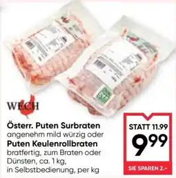 Maximarkt Wech Österr. Puten Surbraten Puten Keulenrollbraten Angebot