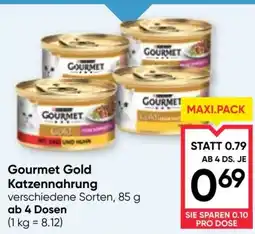 Maximarkt Gourmet Gold Katzenfutter Angebot