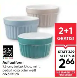 Maximarkt SimPex Color Auflaufform Angebot
