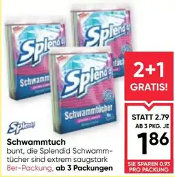 Maximarkt Splendid Schwammtücher Angebot