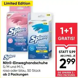 Maximarkt Splend Nitril-Einweghandschuhe Angebot