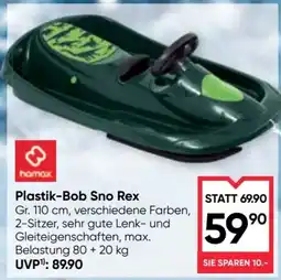 Maximarkt Plastik-Bob Sno Rex Angebot
