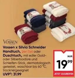 Maximarkt Vossen x Silvia Schneider Handtuch oder Duschtuch Angebot