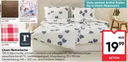 Maximarkt Rubin Linon-Bettwäsche Angebot