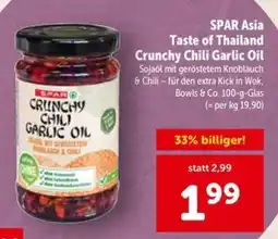 Interspar SPAR Asia Crunchy Chili Garlic Oil Angebot
