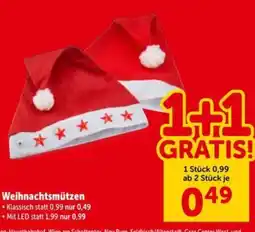 Interspar Weihnachtsmützen Angebot